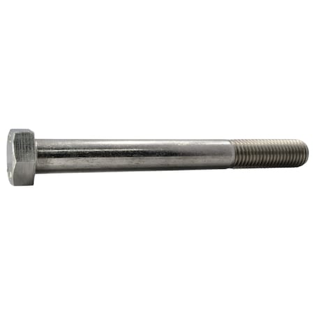 18-8, 3/4"-10 Hex Head Cap Screw, Plain Stainless Steel, 7 in L, 5 PK